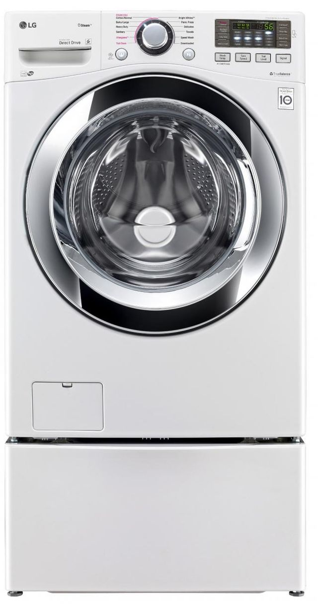 LG Front Load Washer-White 1