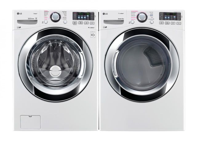 LG Front Load Washer-White 4