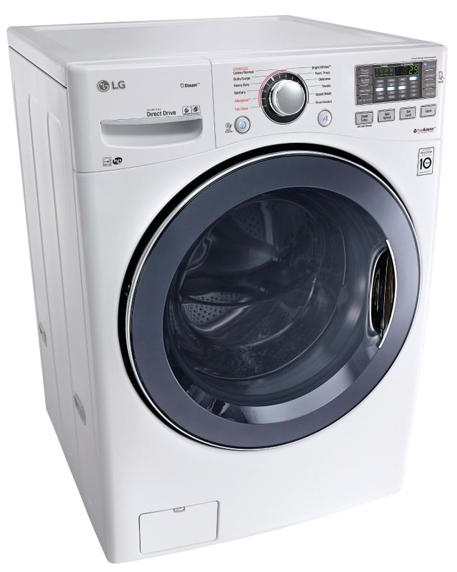 LG Front Load Washer-White 2