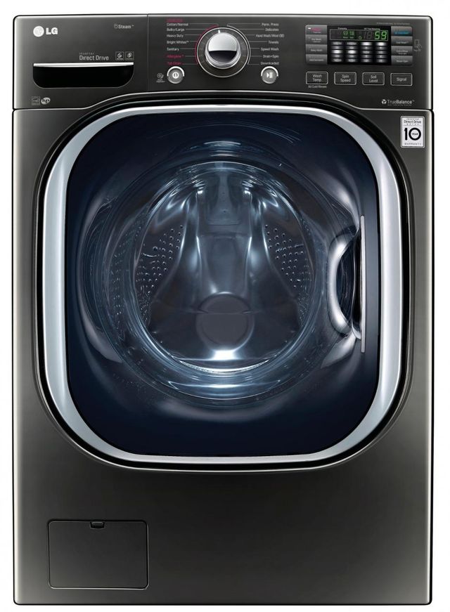 LG 4.5 Cu. Ft. Black Stainless Steel Front Load Washer