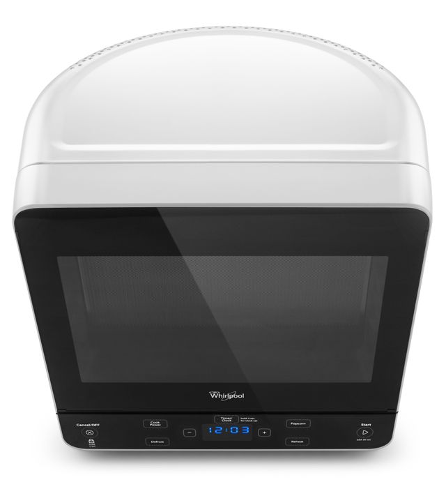 Whirlpool® 0.5 Cu. Ft. White Countertop Microwave 1