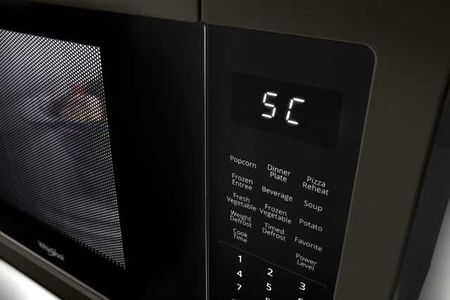 Whirlpool®1.6 Cu. Ft. Fingerprint Resistant Black Stainless Steel Countertop Microwave 1