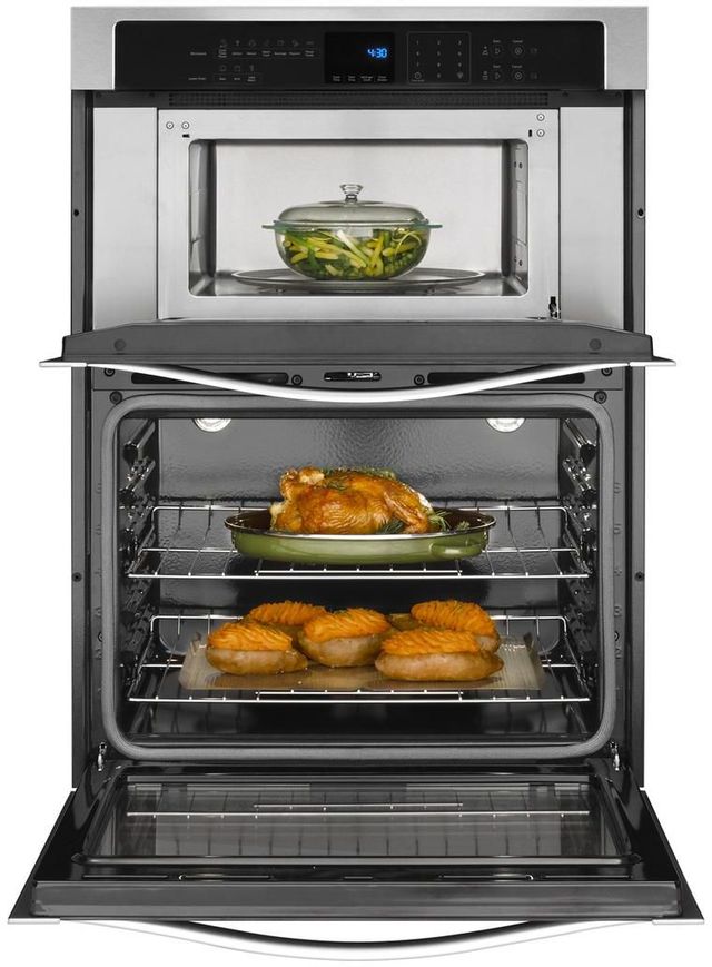 Whirlpool® 27" Electric Oven/Microwave Combo Built In-Stainless Steel 1
