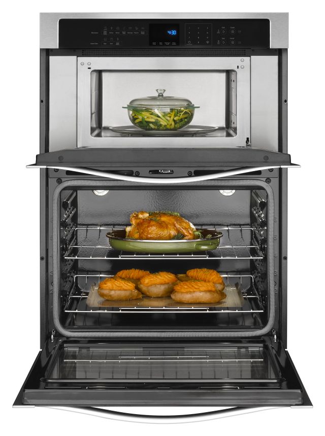 Whirlpool® 27" Electric Oven/Microwave Combo Built In-Stainless Steel 3