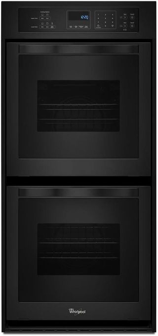 Whirlpool® 24" Black Electric Built In Double Oven