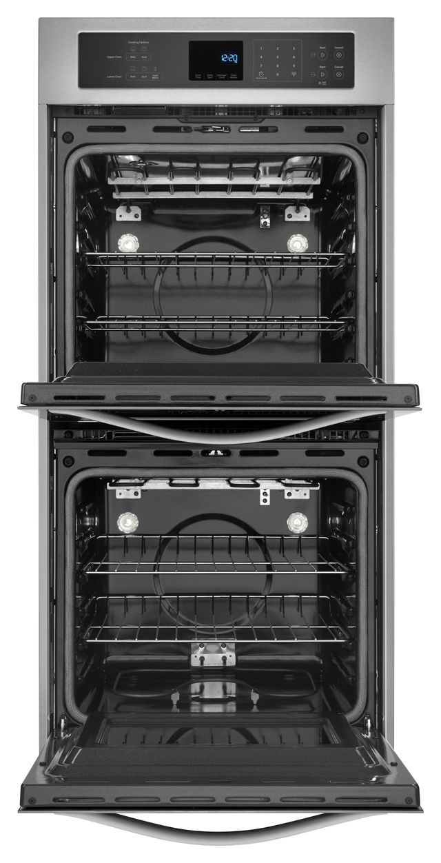Whirlpool® 24" Stainless Steel Electric Built In Double Oven-2