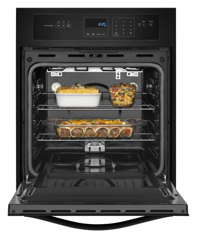 Whirlpool® 24" Black Electric Built In Oven-WOS11EM4EB-3