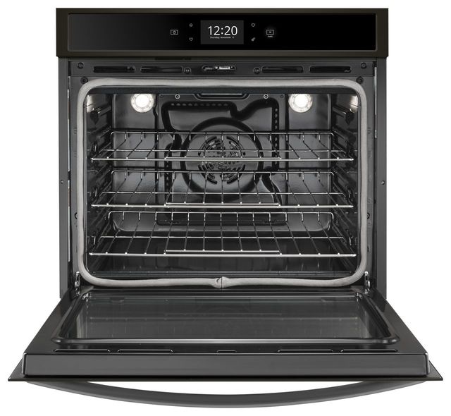 Whirlpool® 30" Print Resist Black Stainless Electric Built In Single Oven-1