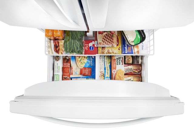Whirlpool® 22.1 Cu. Ft. White French Door Refrigerator 3