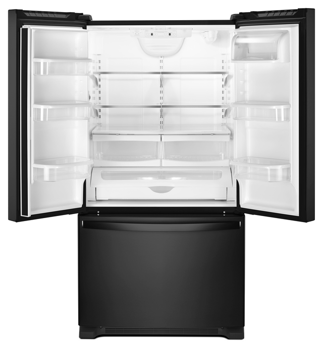 Whirlpool® 25.2 Cu. Ft. Black French Door Refrigerator 1