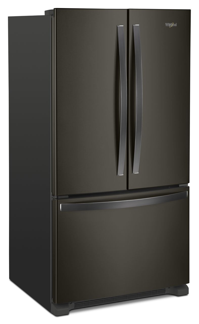 Réfrigérateur à portes françaises à profondeur de comptoir de 36 po Whirlpool® de 20,0 pi³ - Acier inoxydable noir 3