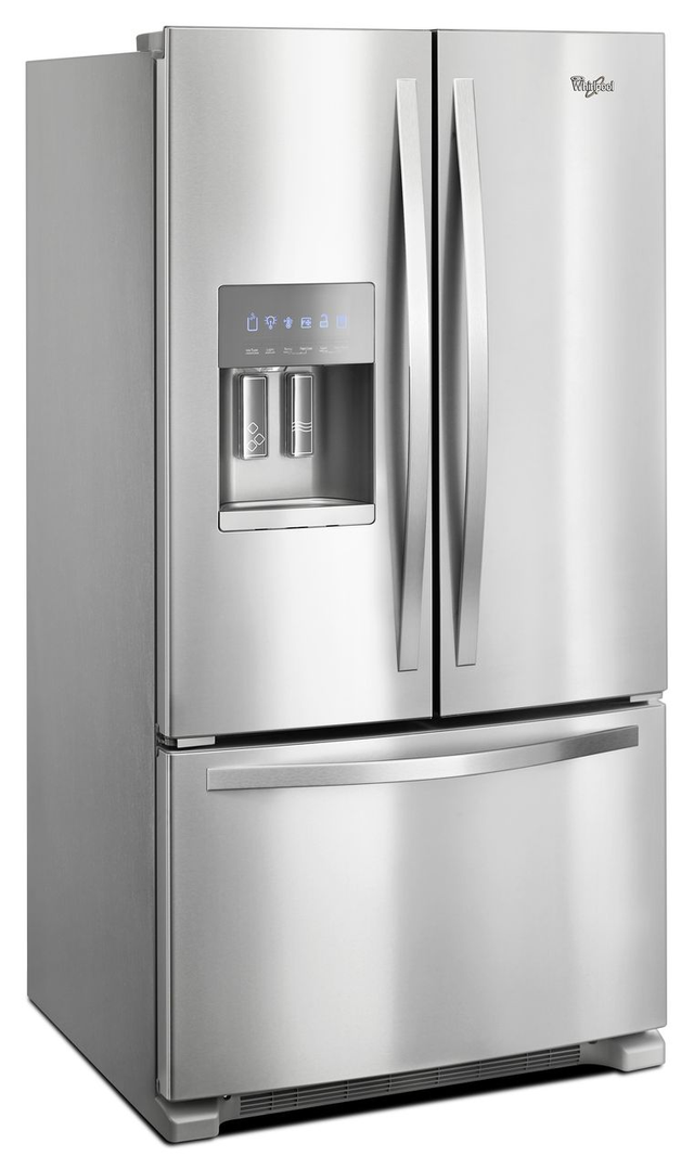 Réfrigérateur à portes françaises de 36 po Whirlpool® de 24,7 pi³ - Acier inoxydable résistant aux traces de doigts 8