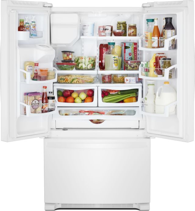 Whirlpool® 24.7 Cu. Ft. French Door Refrigerator-White 3