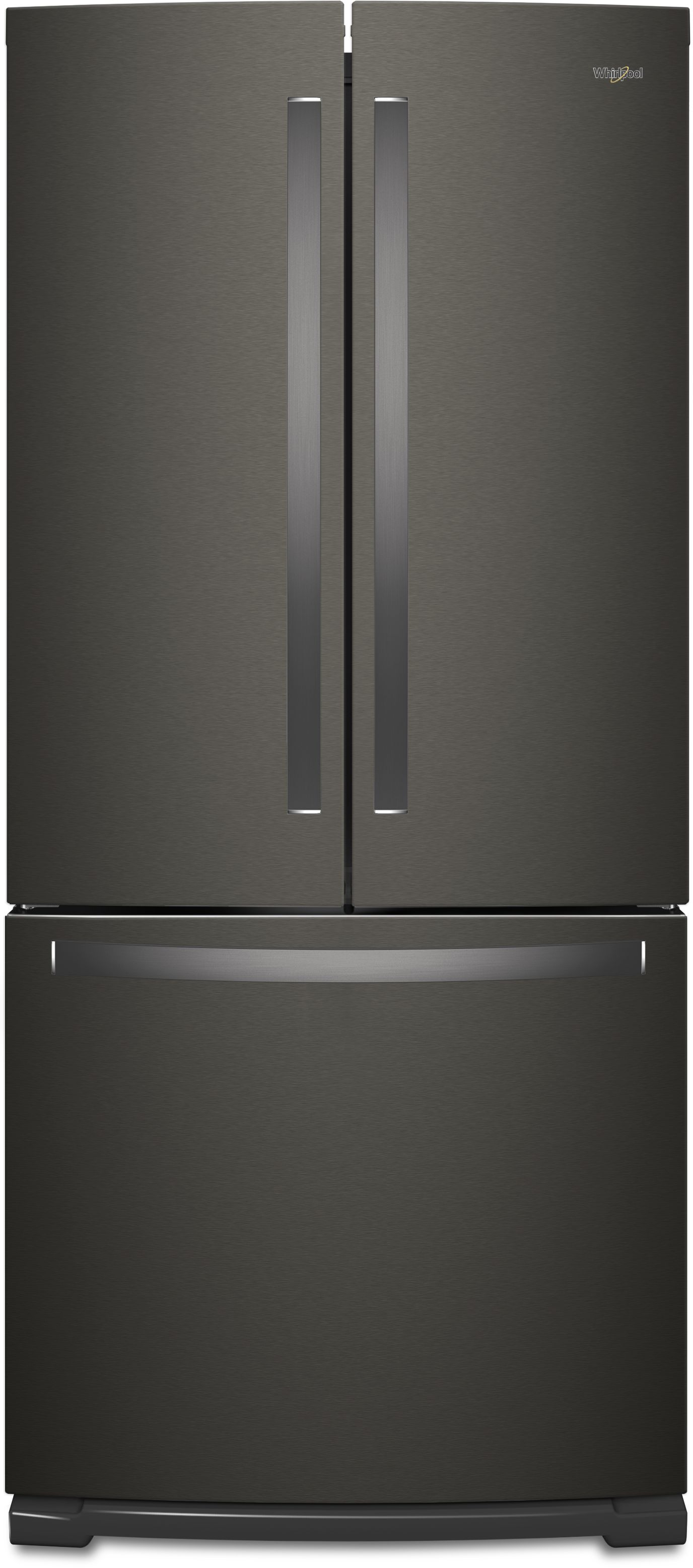 Whirlpool® 19.7 Cu. Ft. French Door Refrigerator-Fingerprint Resistant Black Stainless