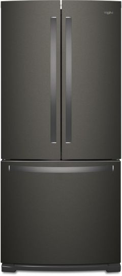 Whirlpool® 19.7 Cu. Ft. French Door Refrigerator-Fingerprint Resistant Black Stainless