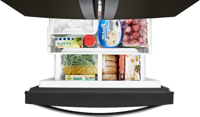 Whirlpool® 19.68 Cu. Ft. French Door Refrigerator-Fingerprint Resistant Black Stainless 10