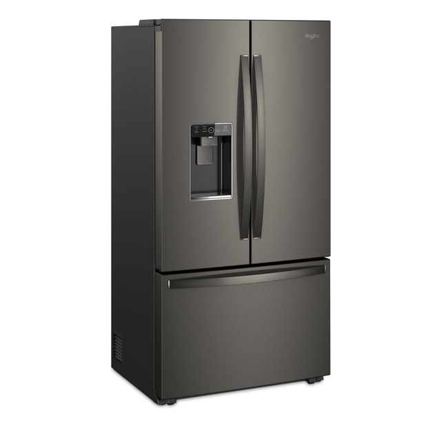 Whirlpool® 23.8 Cu. Ft. Counter Depth French Door Refrigerator-Fingerprint Resistant Black Stainless-1