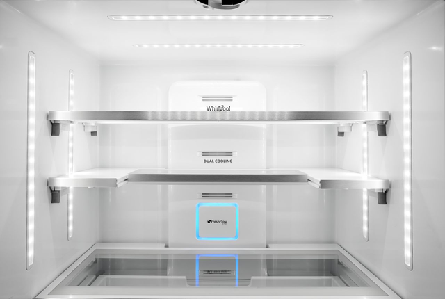 Réfrigérateur à portes françaises de 36 po Whirlpool® de 24,8 pi³ - Acier en inox résistant aux empreintes digitales 10