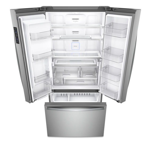 Réfrigérateur à portes françaises de 36 po Whirlpool® de 24,8 pi³ - Acier en inox résistant aux empreintes digitales 3