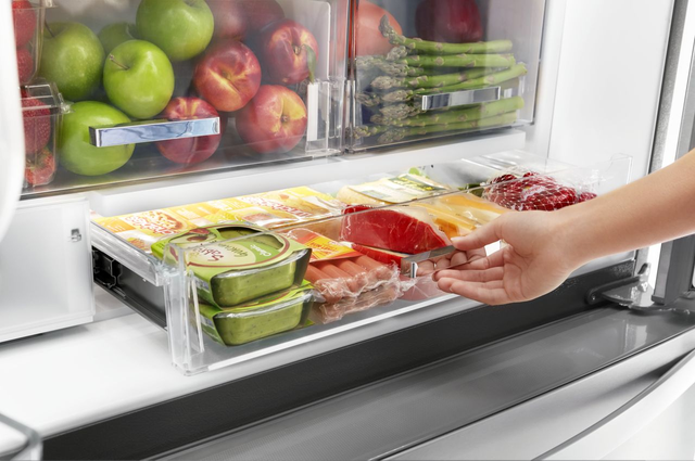 Réfrigérateur à portes françaises de 36 po Whirlpool® de 24,8 pi³ - Acier en inox résistant aux empreintes digitales 6