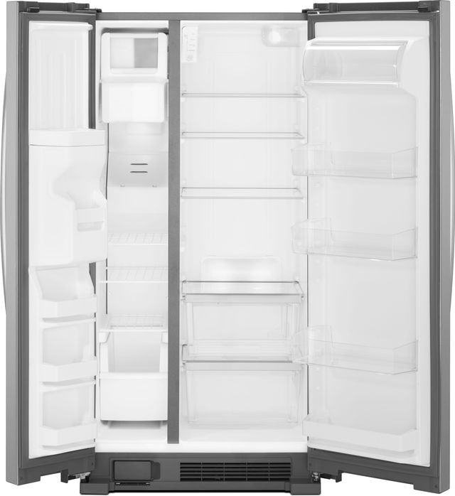 Whirlpool® 21 Cu. Ft. Side-By-Side Refrigerator-Monochromatic Stainless Steel-3