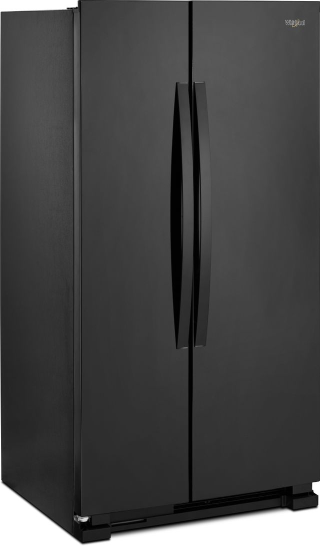 Whirlpool® 22 Cu. Ft. Side-By-Side Refrigerator-Black-2