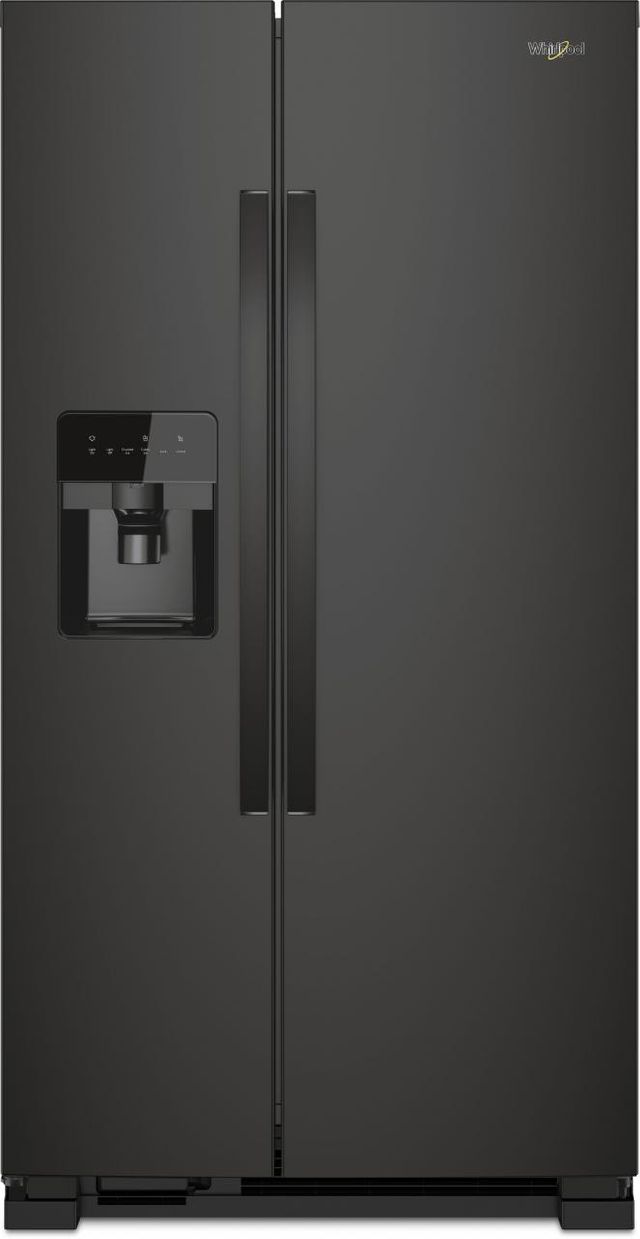 Whirlpool® 25 Cu. Ft. Black Side-By-Side Refrigerator