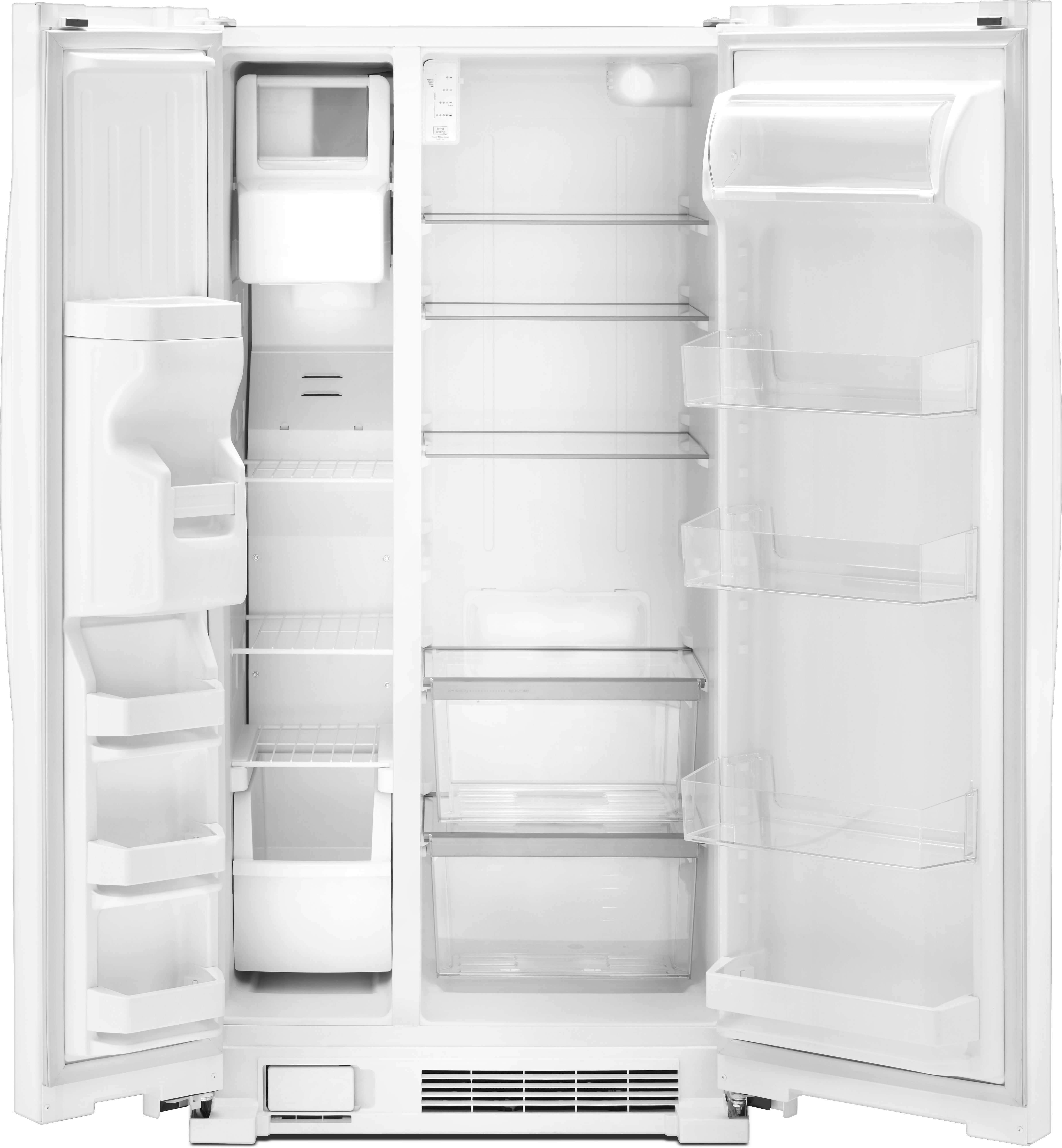 Whirlpool® 25 Cu. Ft. White Side-By-Side Refrigerator | Big Sandy ...