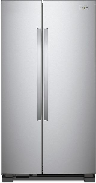 Whirlpool® 25.1 Cu. Ft. Side-By-Side Refrigerator-Monochromatic Stainless Steel