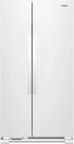 Whirlpool® 25.1 Cu. Ft. Side-By-Side Refrigerator-White-WRS315SNHW