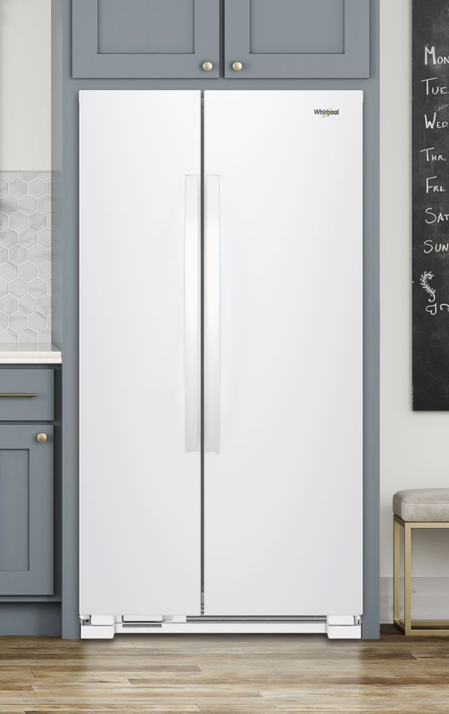 Réfrigérateur côte-à-côte de 36 po Whirlpool® de 25,1 pi³ - Blanc 1