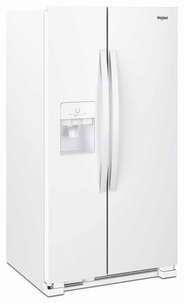 Réfrigérateur côte-à-côte de 33 po Whirlpool® de 21,4 pi³ - Acier inoxydable résistant aux traces de doigts 18