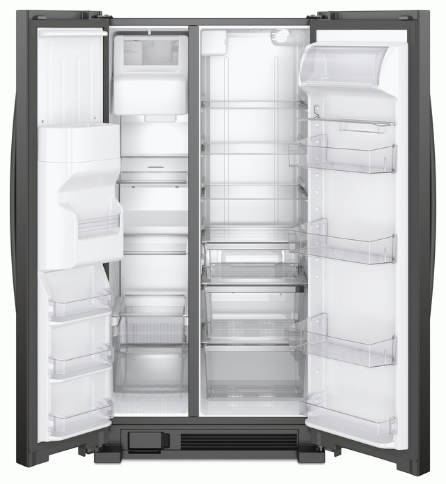 Whirlpool® 24.6 Cu. Ft. Black Side-by-Side Refrigerator 3