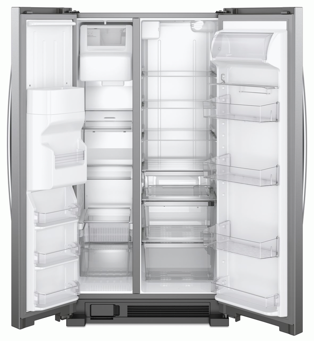 Réfrigérateur côte-à-côte de 36 po Whirlpool® de 24,6 pi³ - Acier inoxydable résistant aux traces de doigts 1