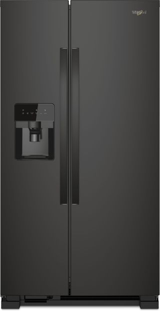 Whirlpool® 21 Cu. Ft. Side-By-Side Refrigerator-Black