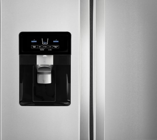 Whirlpool® 33 in. 21.4 Cu. Ft. Monochromatic Stainless Steel Side-By-Side Refrigerator-1