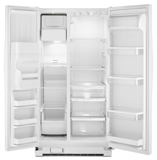 Whirlpool® 25.0 Cu. ft. Side-By-Side Refrigerator-White 2