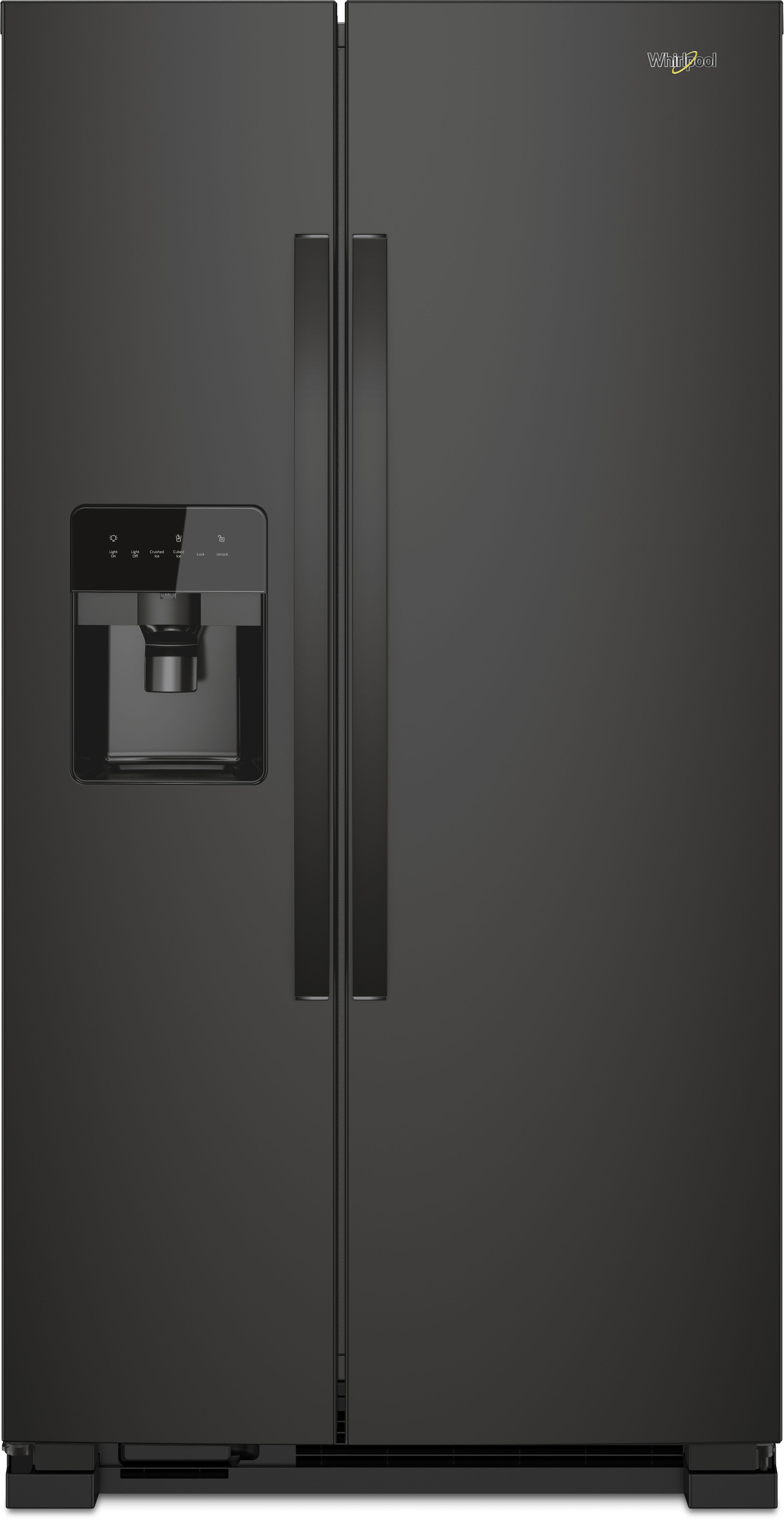 Whirlpool® 25 Cu. Ft. Side-By-Side Refrigerator-Black