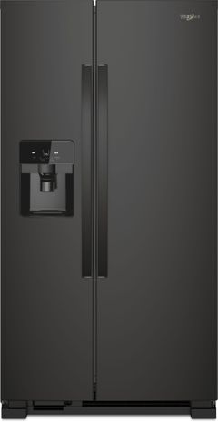 Whirlpool® 24.5 Cu. Ft. Side-by-Side Refrigerator-Black-WRS555SIHB