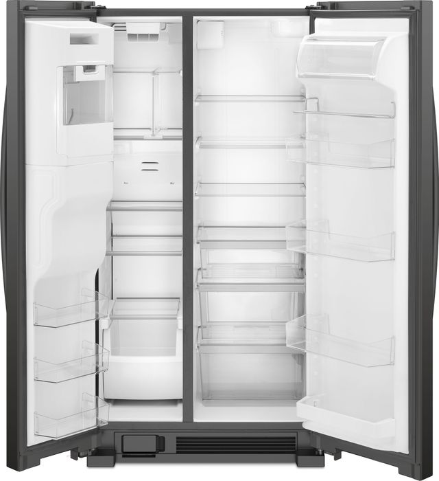 Whirlpool® 24.5 Cu. Ft. Side-by-Side Refrigerator-Black 10