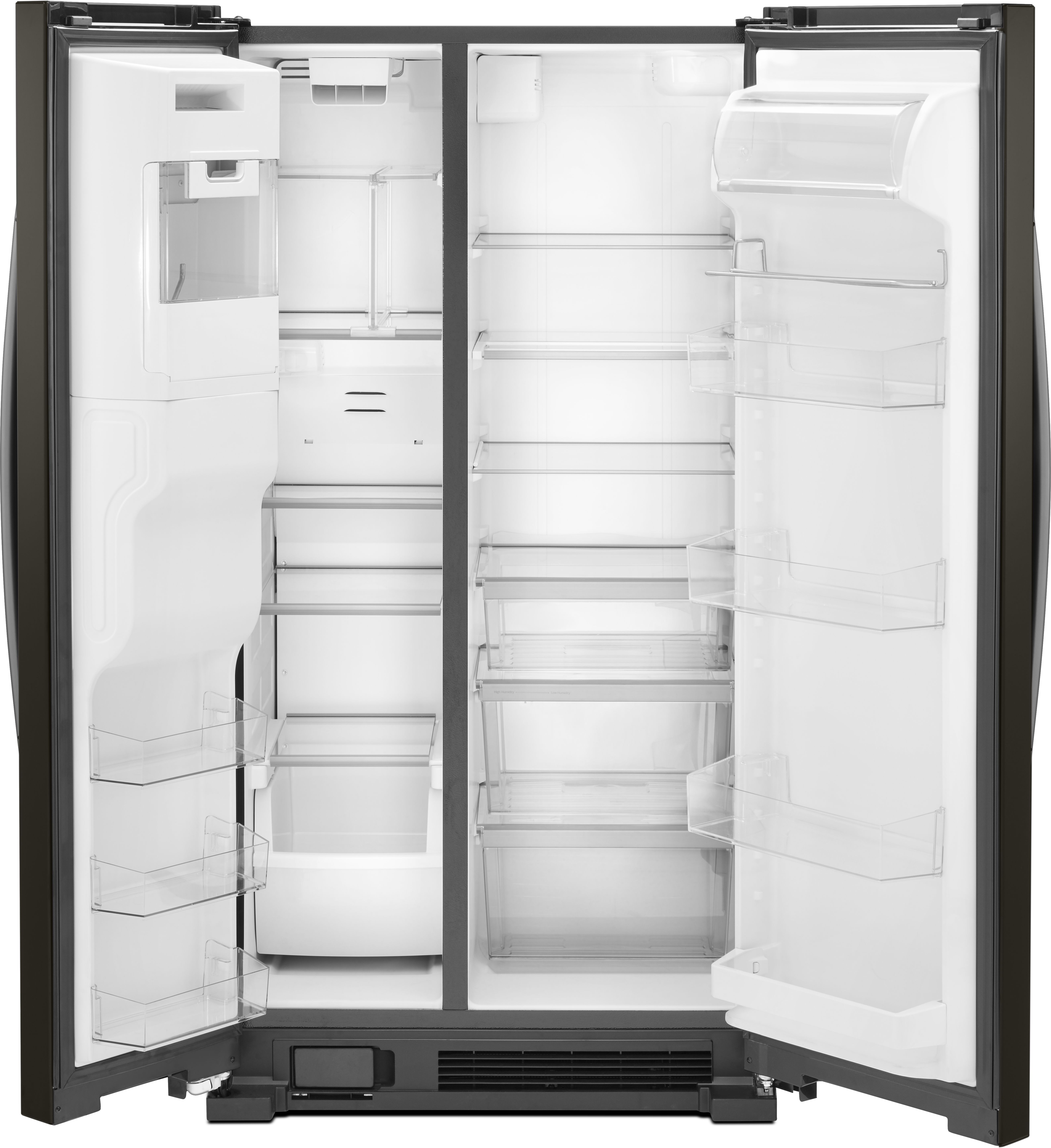 Whirlpool® 24.5 Cu. Ft. Side-by-Side Refrigerator-Fingerprint Resistant ...