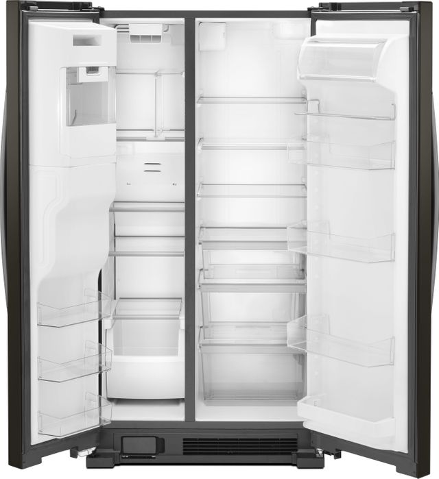 Whirlpool® 24.5 Cu. Ft. Side-by-Side Refrigerator-Fingerprint Resistant Black Stainless 3