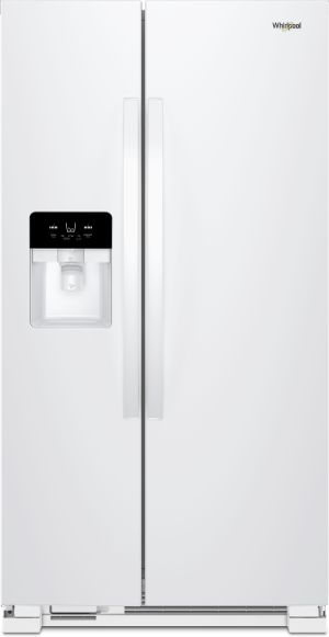 Whirlpool® 25 Cu. Ft. Side-by-Side Refrigerator-White