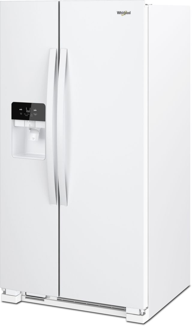 Whirlpool® 24.5 Cu. Ft. Side-by-Side Refrigerator-White 1