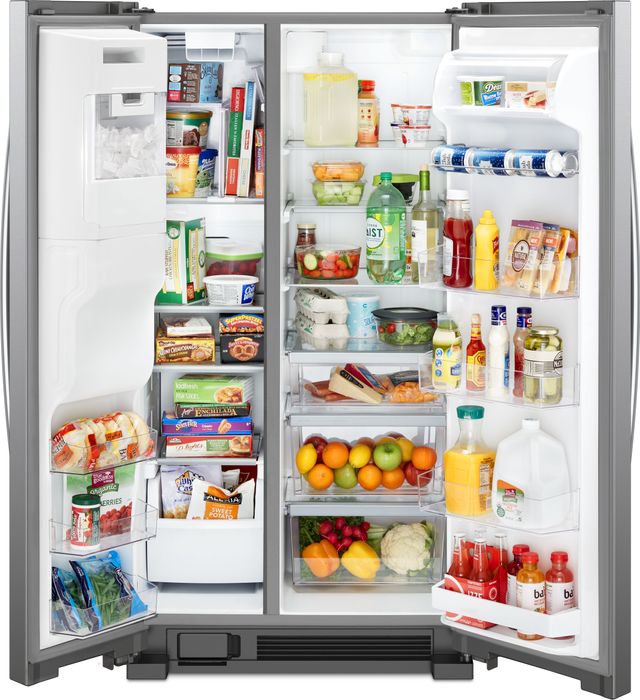 36-inch Wide Side-by-Side Refrigerator - 25 cu. ft. 2