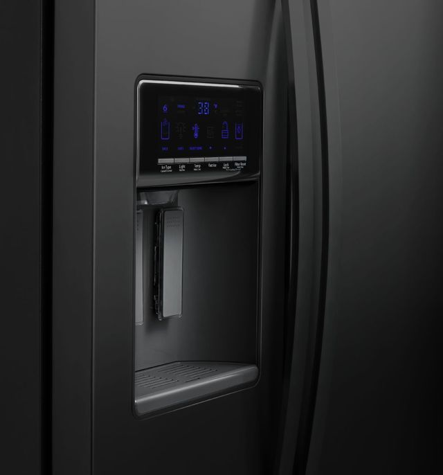 Whirlpool® 26 Cu. Ft. Side-by-Side Refrigerator-Black 2