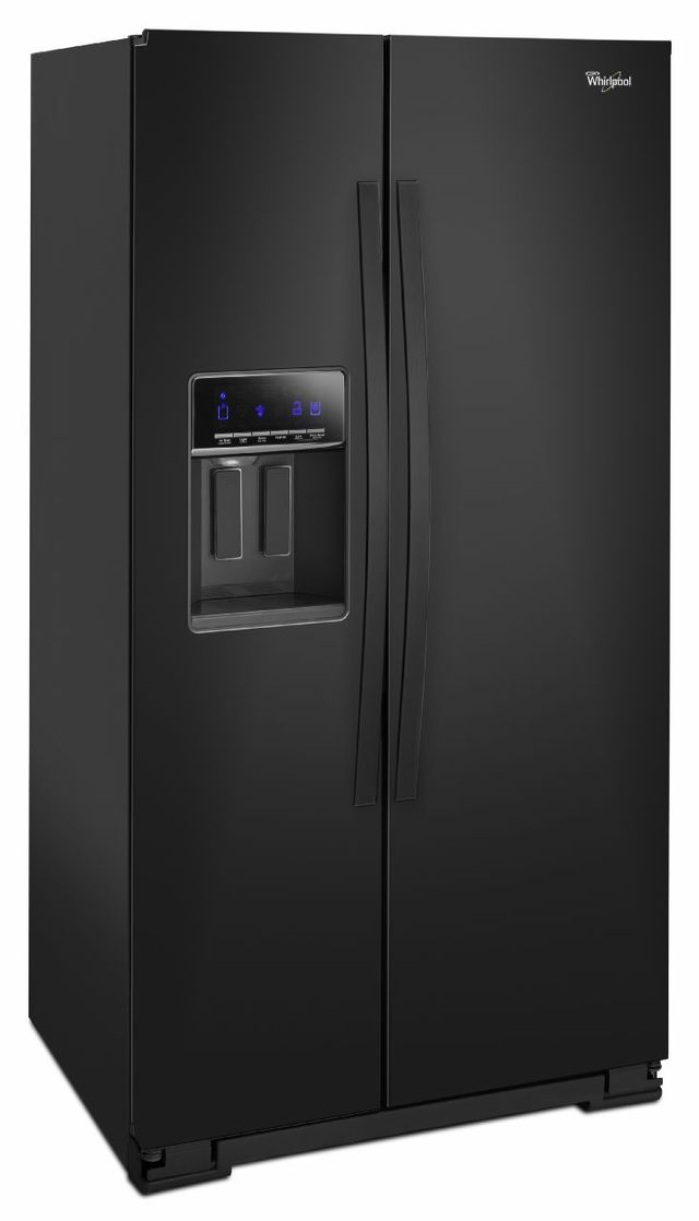 Whirlpool® 26 Cu. Ft. Side-by-Side Refrigerator-Black 3