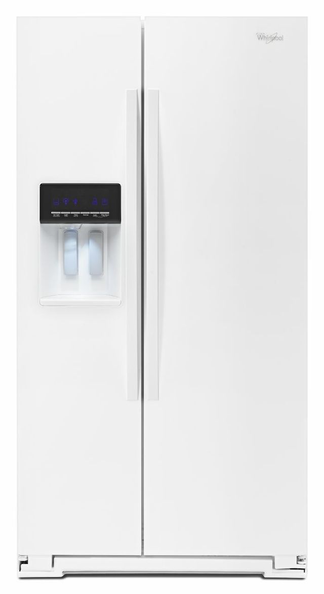 Whirlpool® 26 Cu. Ft. Side-by-Side Refrigerator-White