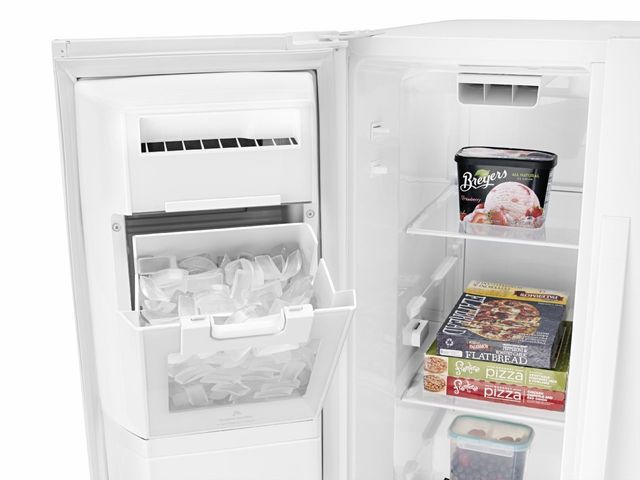 Whirlpool® 26 Cu. Ft. Side-by-Side Refrigerator-White 2