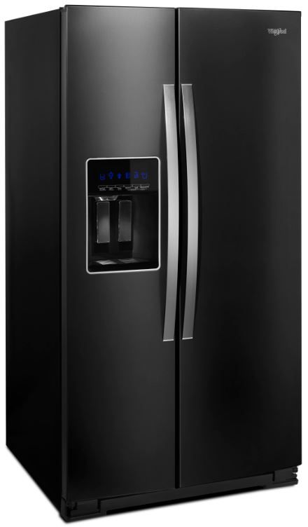 Whirlpool® 28.5 Cu. Ft. Black Stainless Steel Side-by-Side Refrigerator-3
